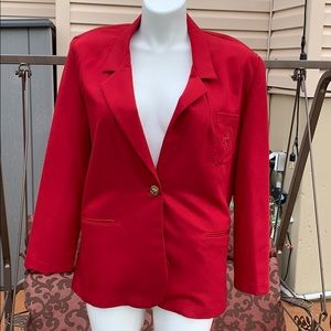COPY - Sellecca. Red blazer.  12